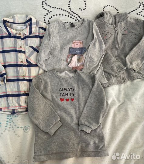 Пакет вещей zara, next 4-5 лет (104-110)