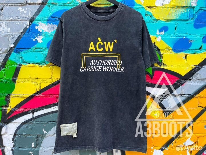 Футболка A-Cold-Wall Authorised Carrige Worker