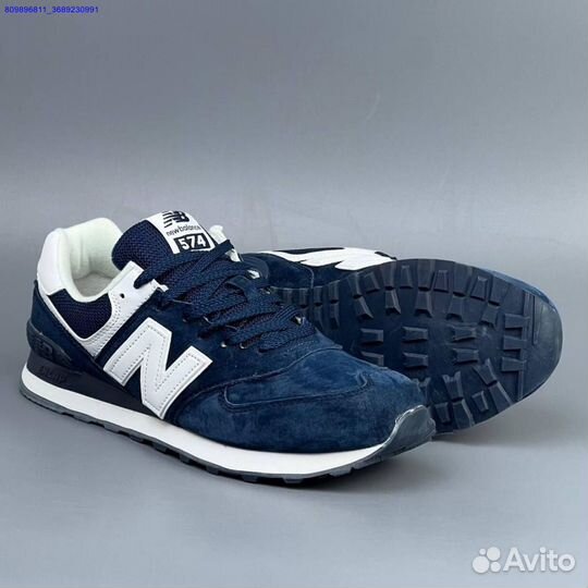 Кроссовки New Balance 574 Blue (Арт.66173)