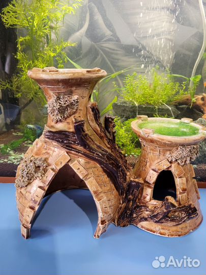 Декор для аквариума, гроты, камни