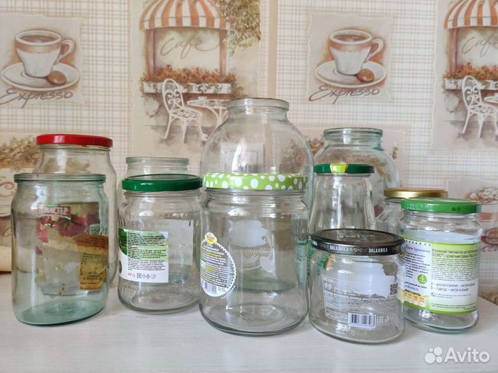 Банки 2л - 10штук, 3л - 20 штук