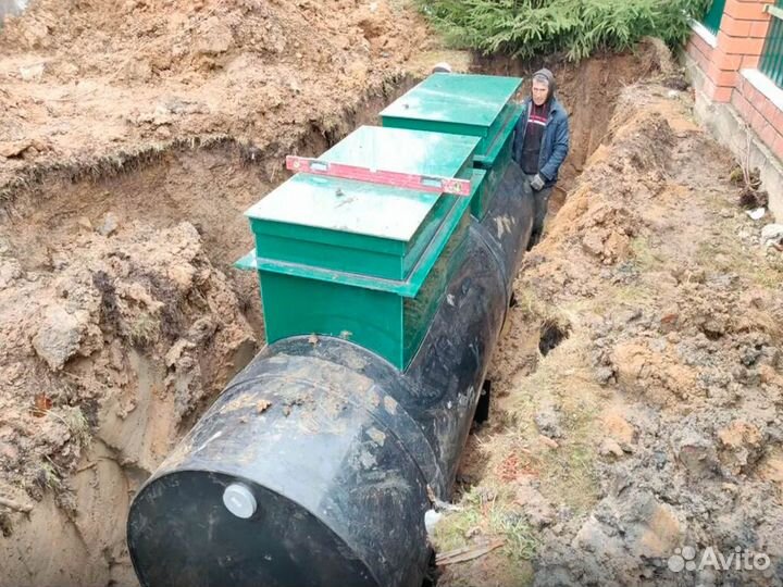 Септик для офиса до 22 человек/биостанция