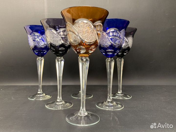 Элитные Хрустальные бокалы Arnstadt. Германия