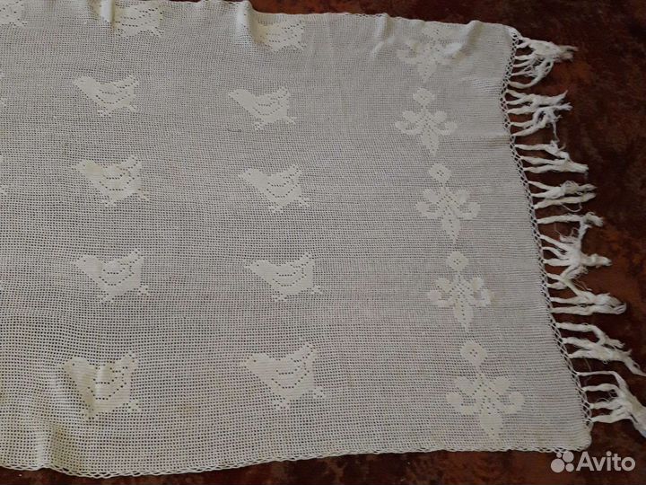 Скатерть. Ручное вязание крючком. 1980 г