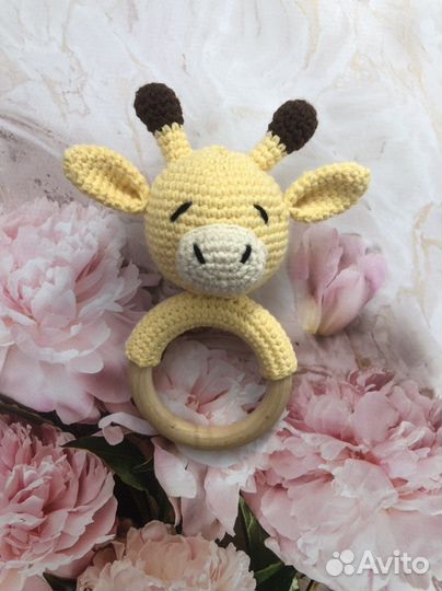 Жирафик погремушка