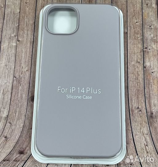 Чехол накладка для iPhone 14 Plus серый