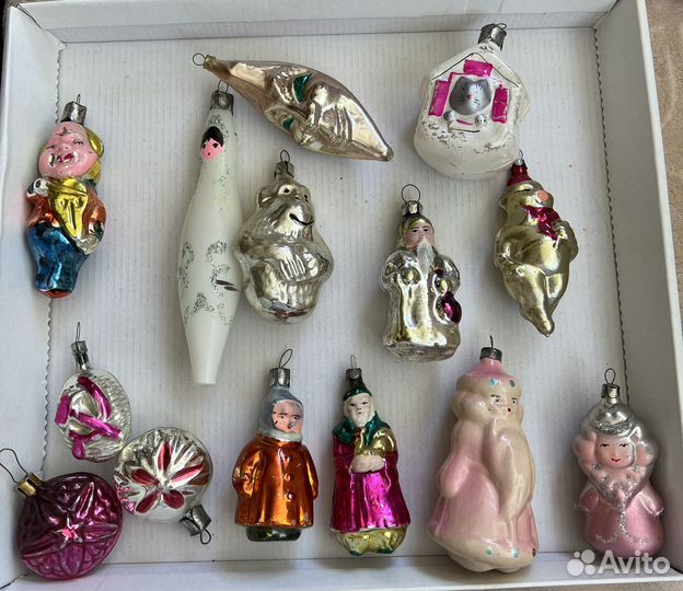 Елочные игрушки СССР