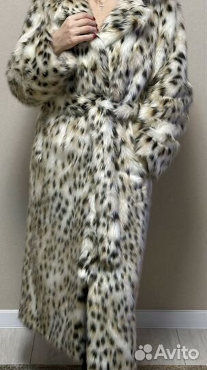 Шуба из эко меха