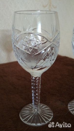 Фужеры 2 шт хрусталь СССР