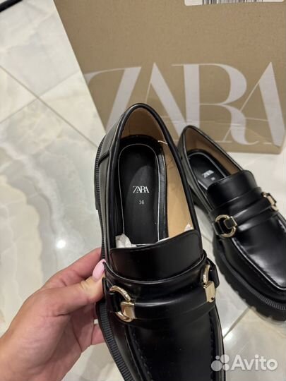 Лоферы zara новые