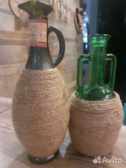 Бутылки для интерьера