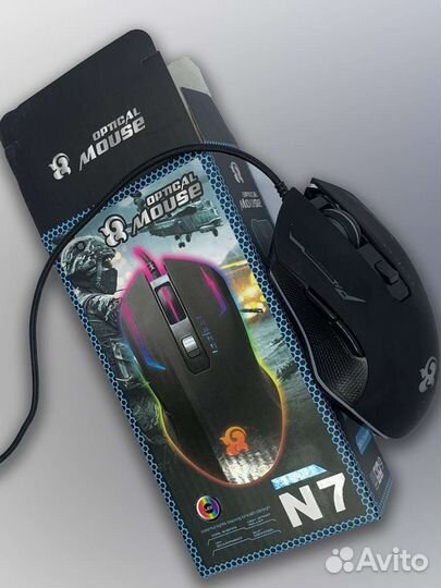 Игровая мышь проводная с подсветкой N7