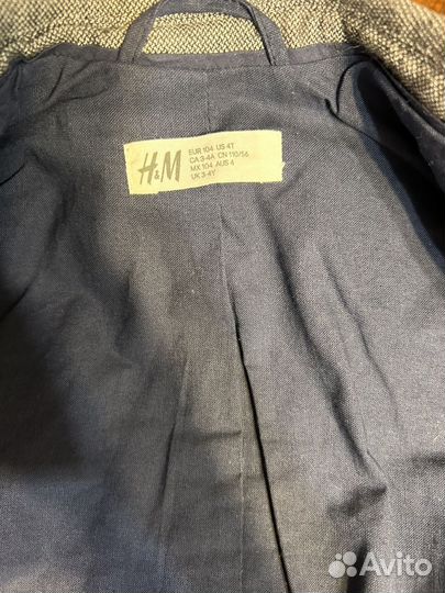 Детский пиджак H&M 104