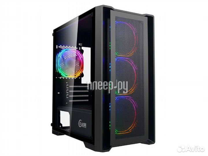 Powercase Alisio Micro X4B mATX без бп Black C
