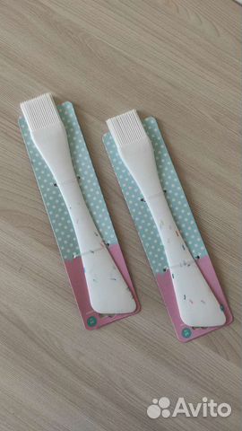 2 в 1 кисточка-лопатка кулинарная