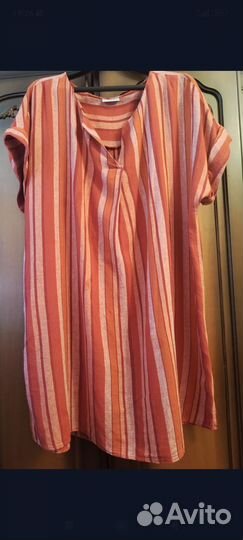 Платье женское льняное