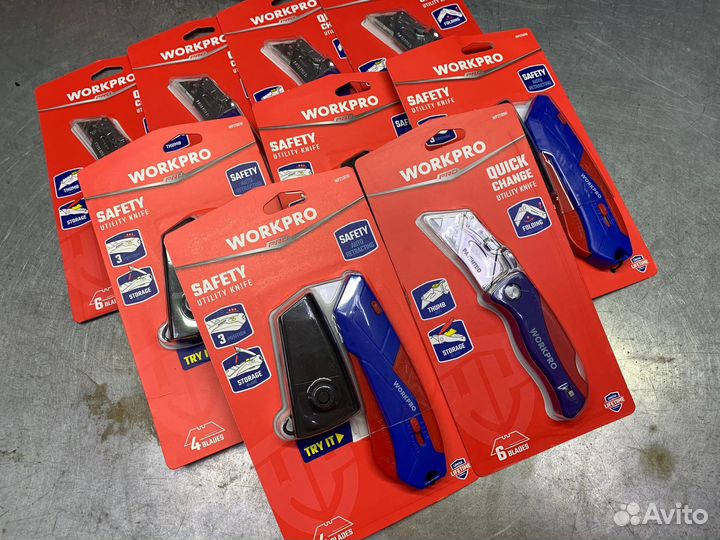 Нож строительный workpro