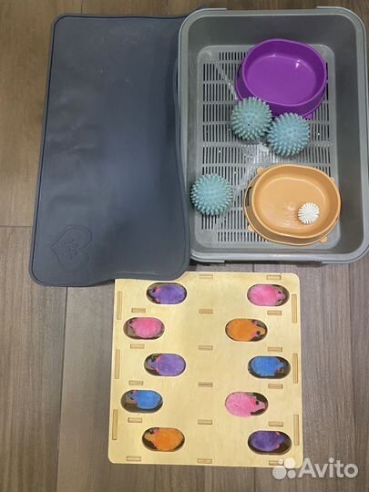 Лоток для кошек, интерактивная игрушка