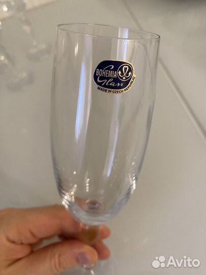 Бокалы для шампанского богемия