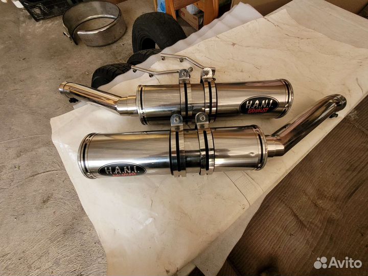 Глушители прямоточные на yamaha XJR1300