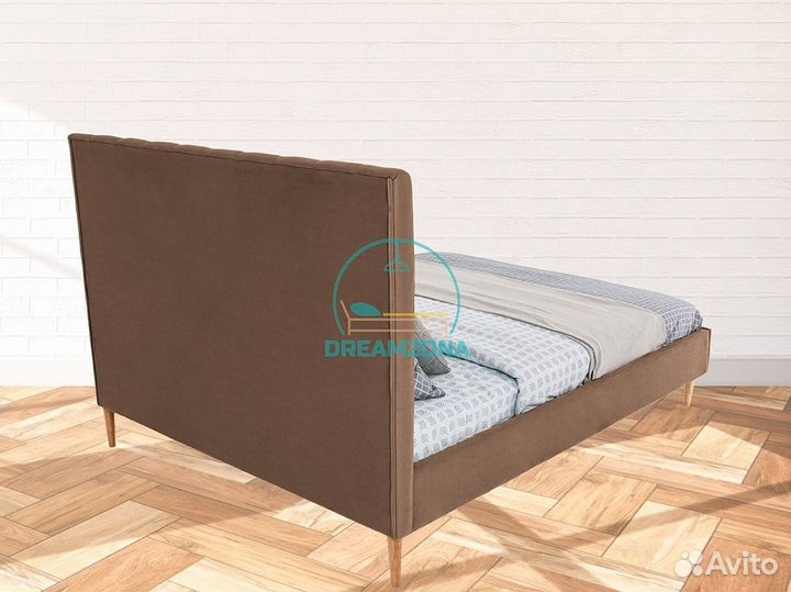 Кровать Сиера с мягким изголовьем от производителя