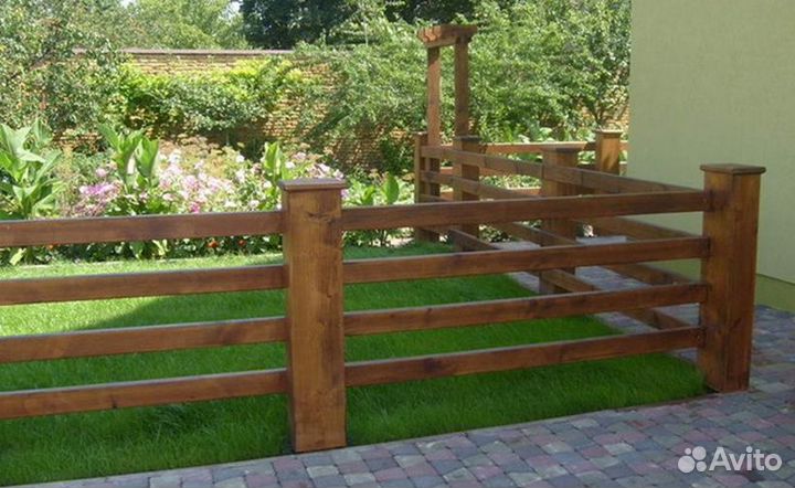 Заборная доска импрегнированная, брус