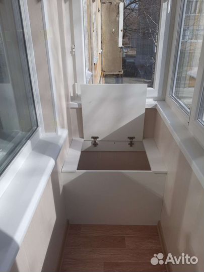 Внутренняя отделка балкона