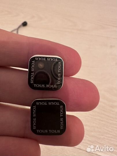 Запонки мужские серебро