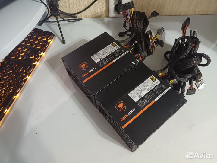 Блок питания cougar GEX 850/750watt (без коробки)