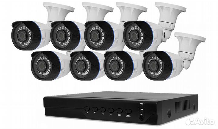Готовый комплект видеонаблюдения 5mp XPX3908 Новый