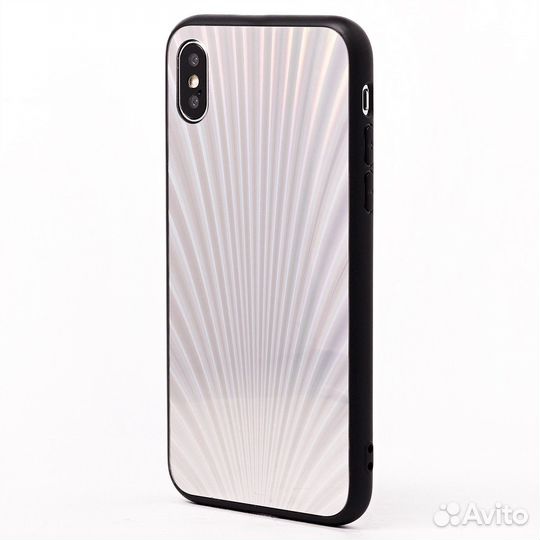 Чехол-накладка STC004 для Apple iPhone X silver