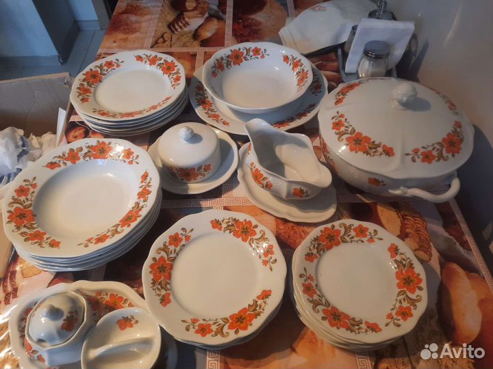 Столовый сервиз новый.Богемия