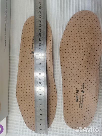 Ортопедические стельки-супинаторы orto 37 р новые