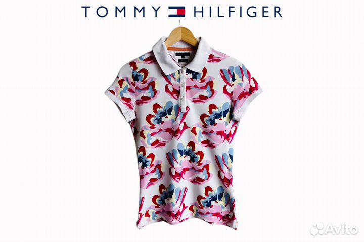 Tommy Hilfiger футболка поло M 44/46. Оригинал