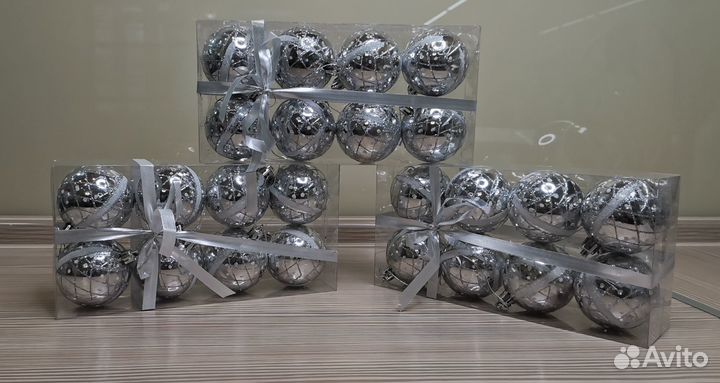 Елочные игрушки, 8 шт