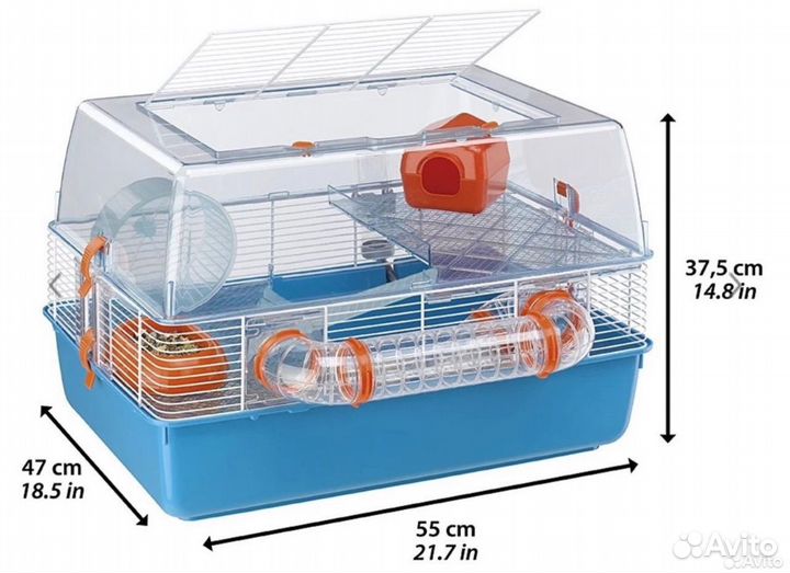 Клетка для грызунов ferplast duna fun