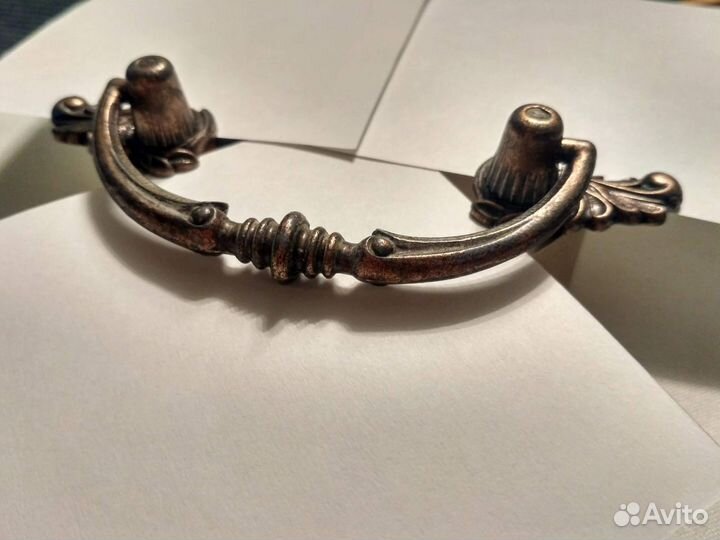 Старинные советские откидные мебельные ручки