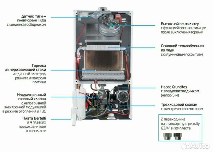 Газовый котел Baxi новый На гарантии