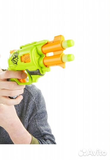 Бластер Nerf Зомби Двойная Атака (A6562)