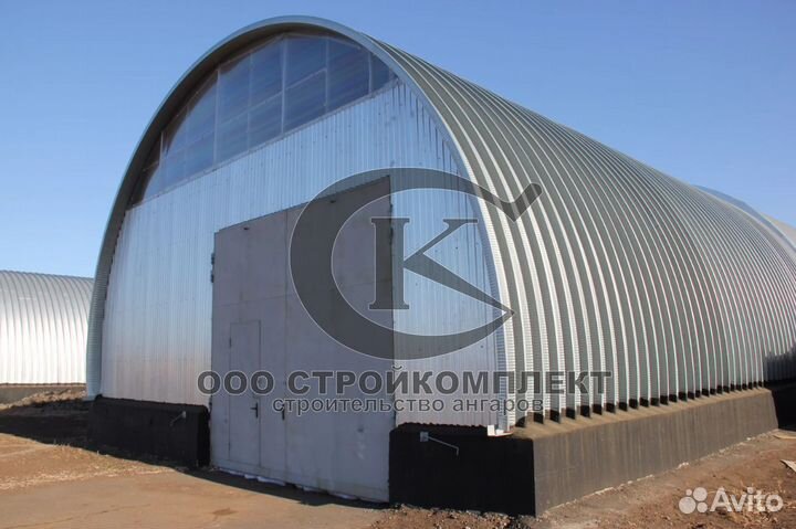 Ангар утепленный минеральной ватой