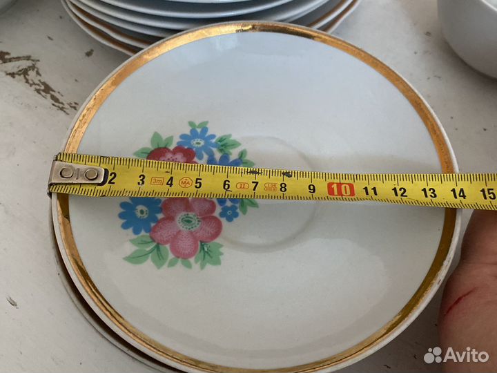 Чайный сервиз на 5 персон. Дулево