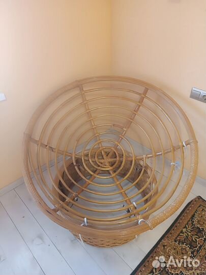 Кресло пуфик бу