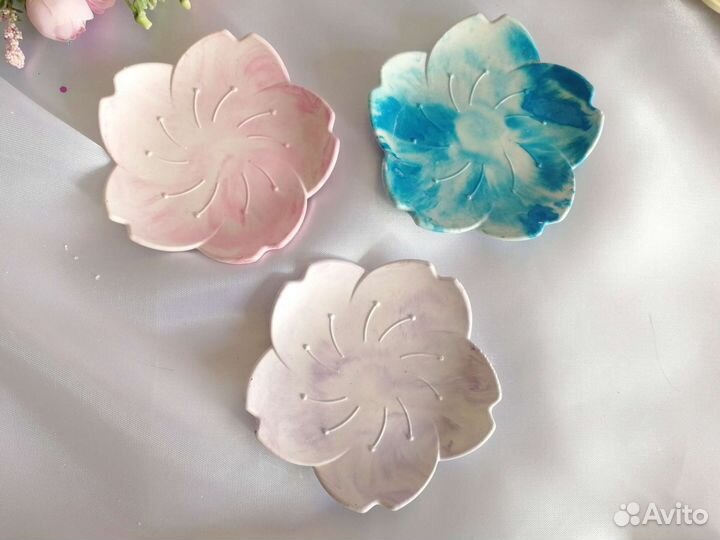 Подставка под свечу из гипса