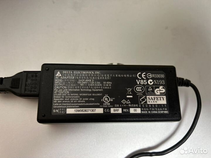 Блок питания для ноутбука toshiba