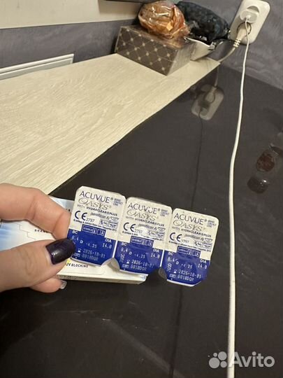 Линзы контактные