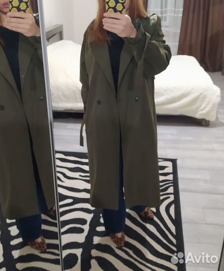 Новый плащ тренч S/М/L