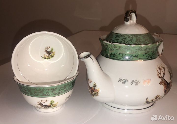 Сервиз чайный с пиалами Чехия