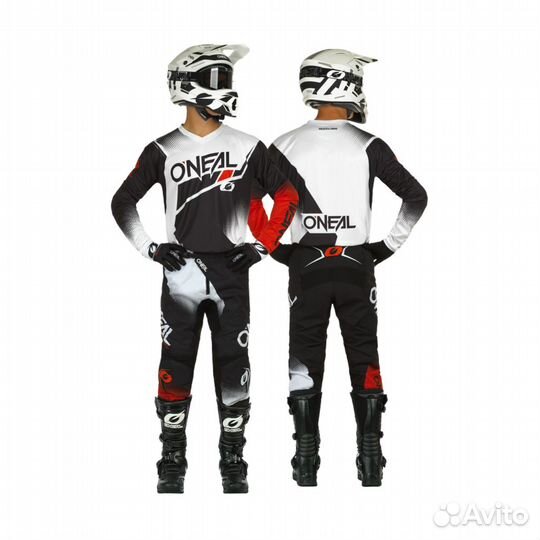Джерси Oneal Element Racewear 22 черн бел разм S