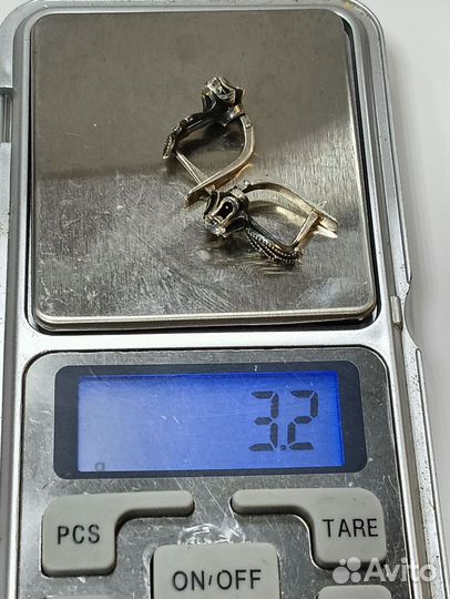 Серьги СССР 875