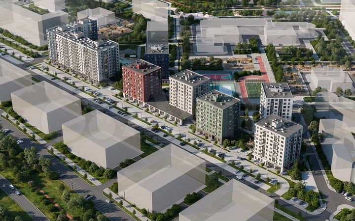 Квартира-студия, 21,4 м², 6/9 эт.